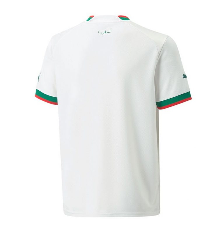 MAILLOT MAROC COUPE DU MONDE 2022 EXTÉRIEUR