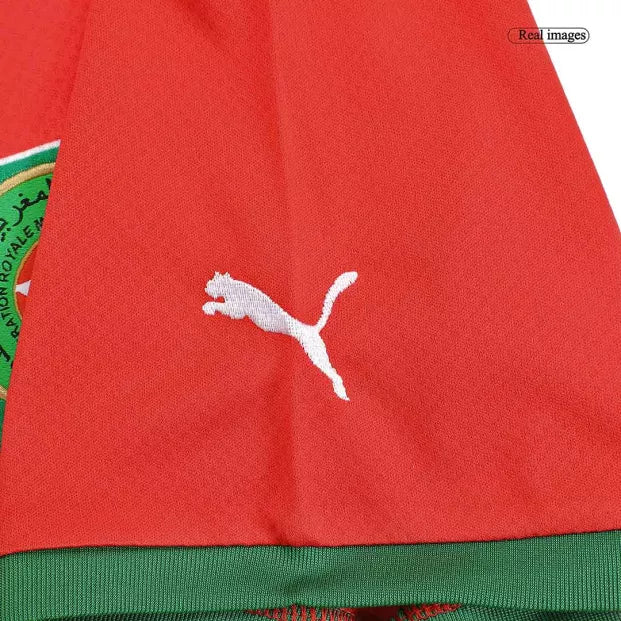 MAILLOT MAROC COUPE DU MONDE 2022 DOMICILE