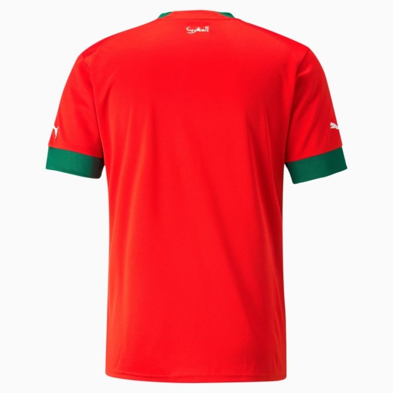 MAILLOT MAROC COUPE DU MONDE 2022 DOMICILE