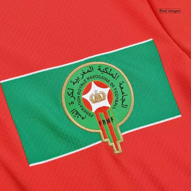 MAILLOT MAROC COUPE DU MONDE 2022 DOMICILE