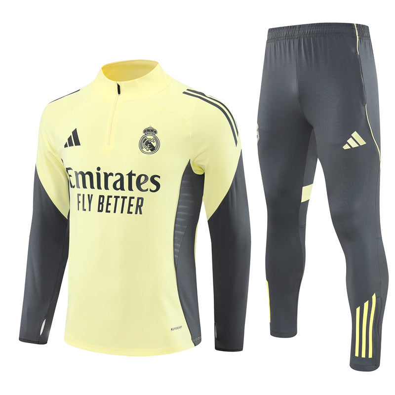 SURVÊTEMENT JAUNE ET GRIS REAL MADRID 25/26